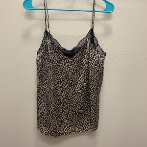 Abercrombie and Fitch Satin Cami with Lace detail